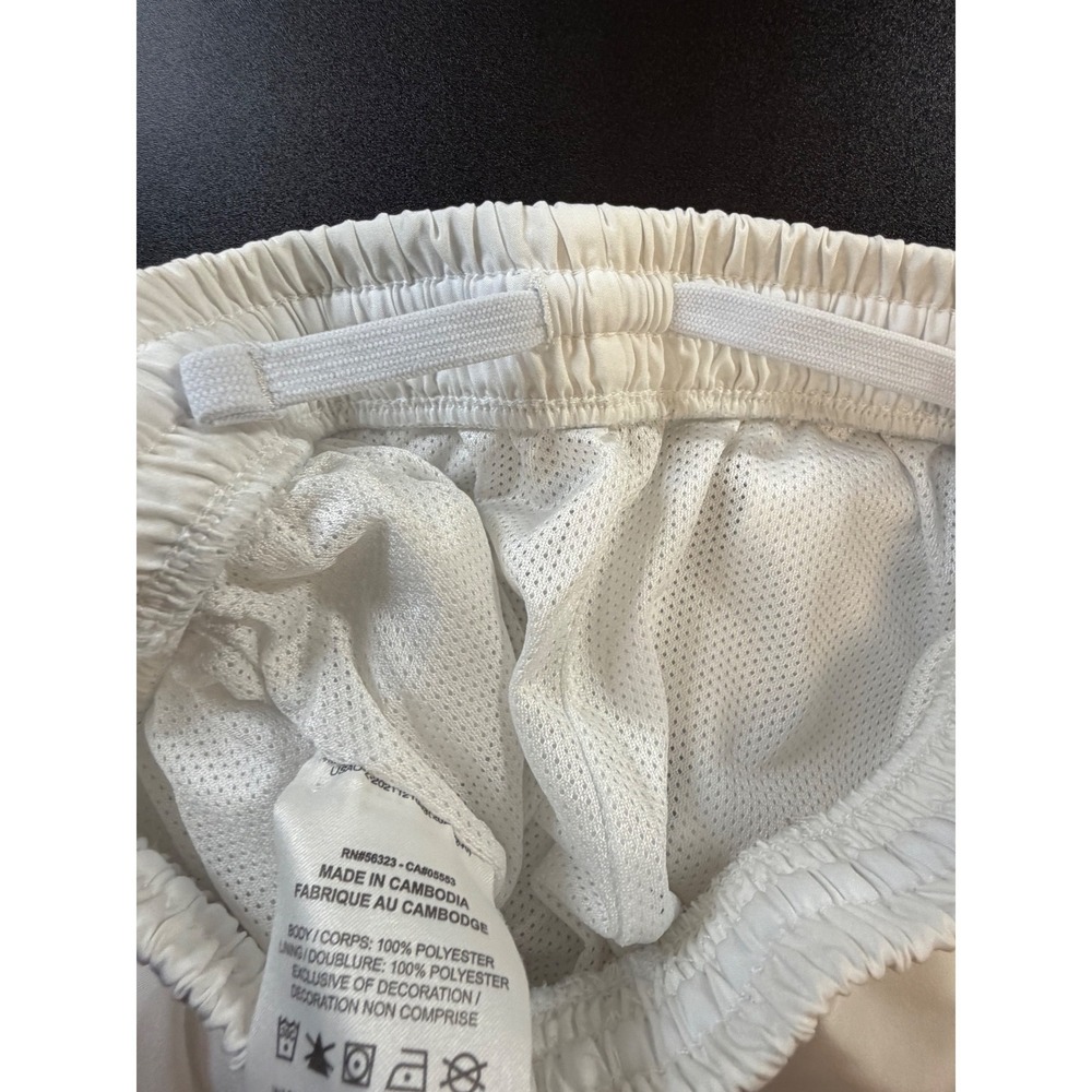 Nike Kids Dri-FIT Athletic Shorts White Mesh Lined Elastic Waist Sportswear Med - Picture 8 of 10